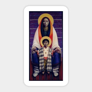 Hopi Barn Madonna & Child Sticker